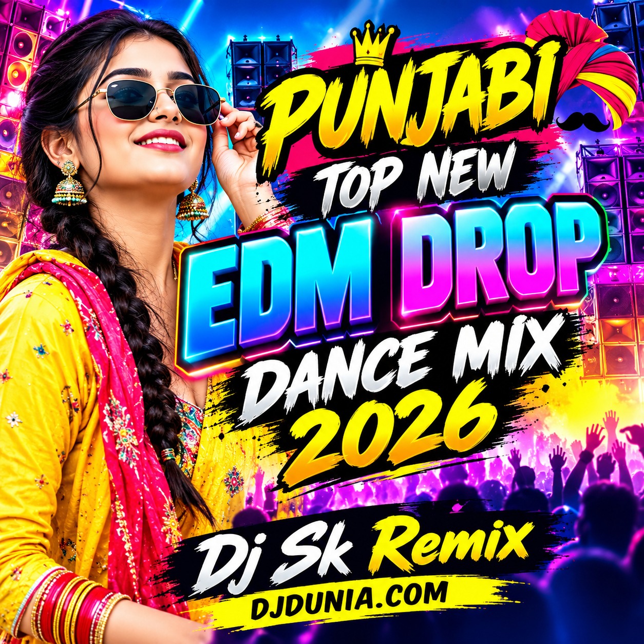 Punjabi Top New Edm Drop Dance Mix 2026 - Dj Sk Remix